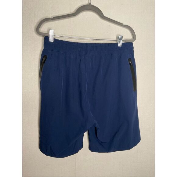 Zyia Men’s size XL Blue Athletic Shorts Drawstring Elastic Waist 9” Inseam - Picture 5 of 9